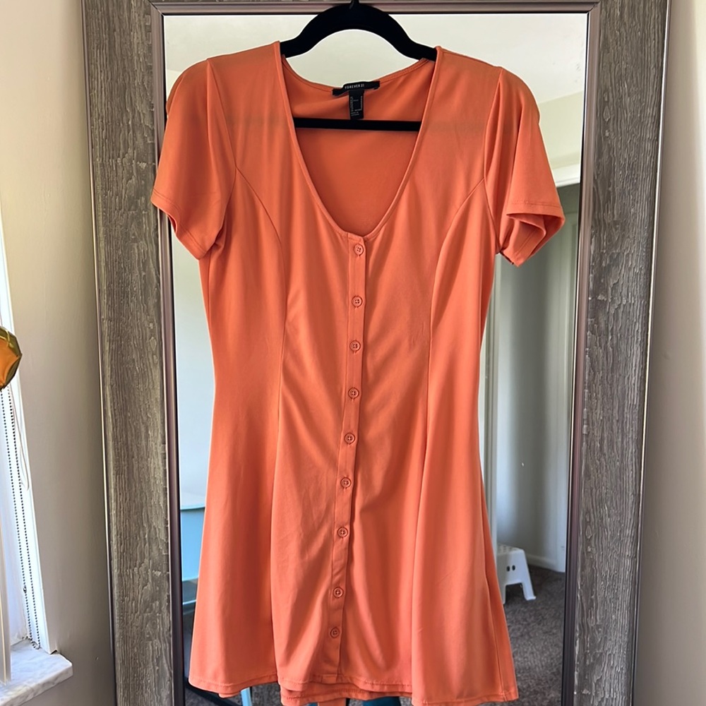 Mini Orange Dress